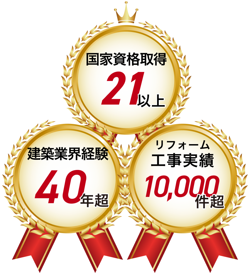 お住まいの外壁塗装・屋根塗装・各種リフォーム、おまかせください！