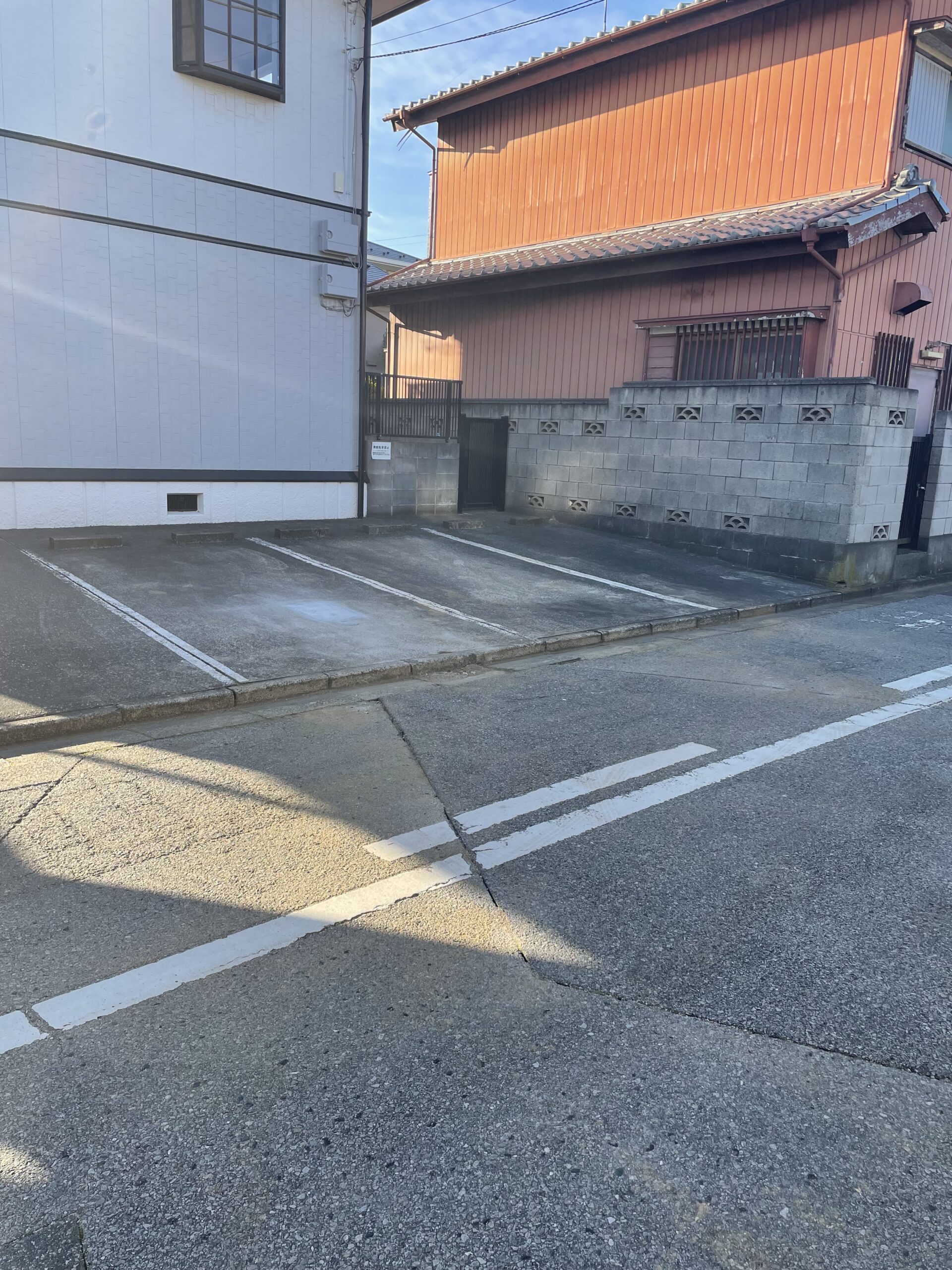 千葉市稲毛区　スカラハイム　舗装工事 施工前画像